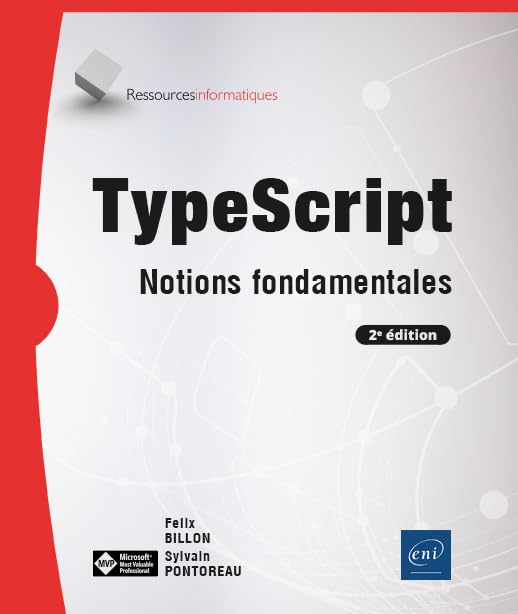 Couverture du livre TypeScript - Notions fondamentales (2e édition)